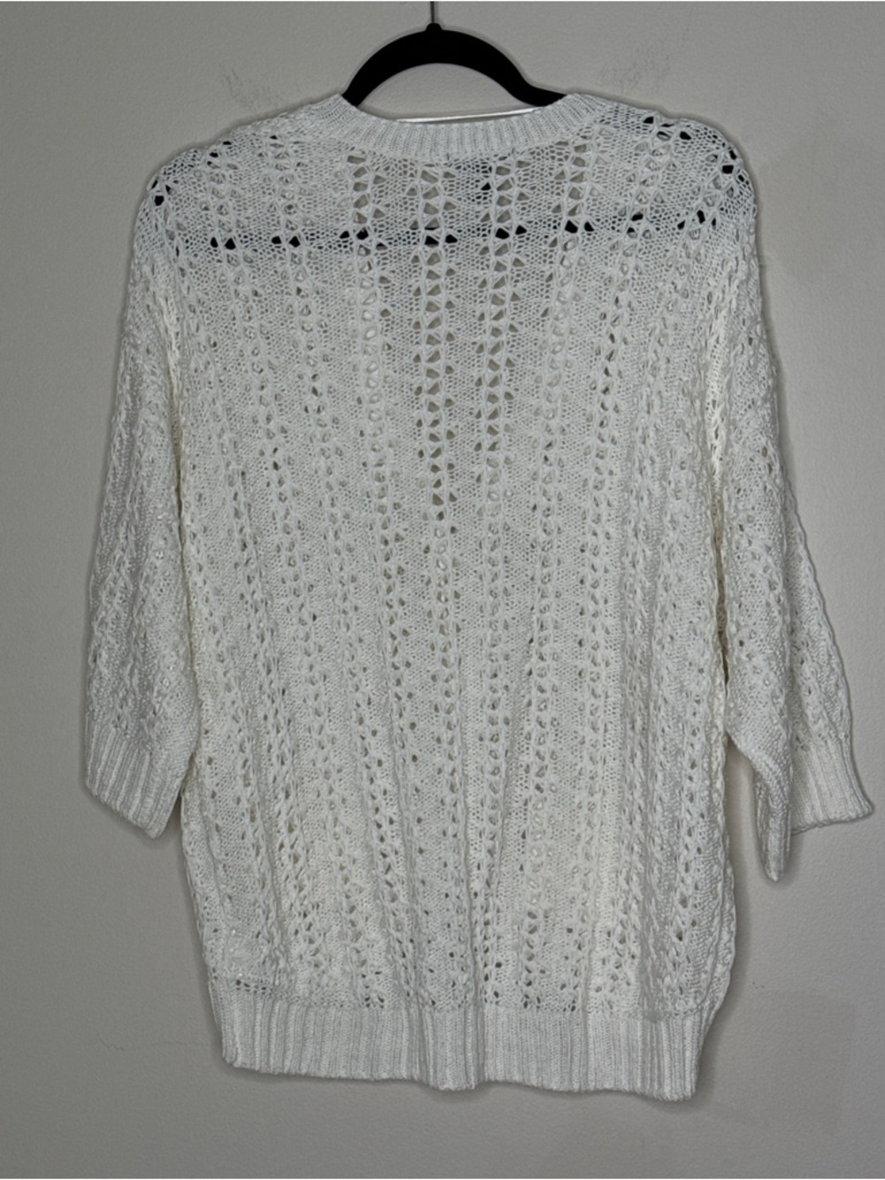 H&M Crotchet Cardigan White Size L - Picture 2 of 4